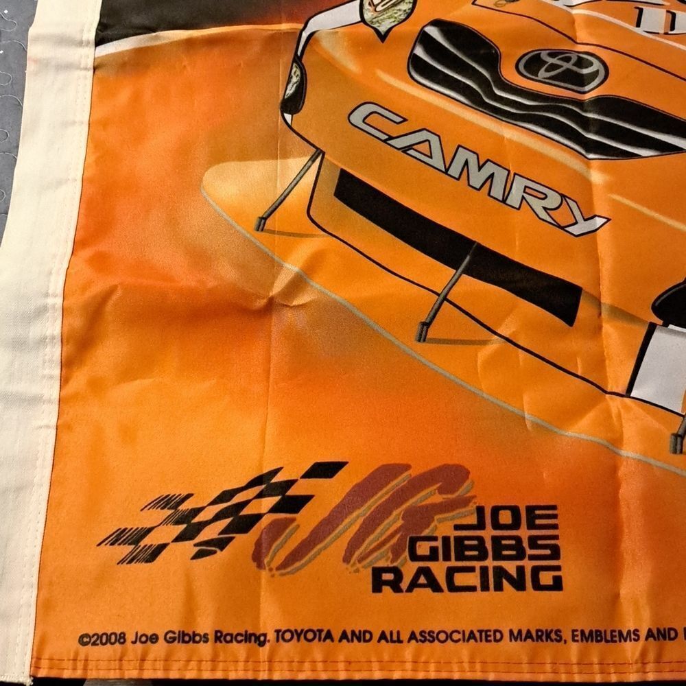 Joey Logano Home Depot #20 racing flag 5 x 3 - Picture 2 of 6